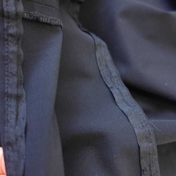 THEORY Dress 4 Black Mini Sheath Fitted Classic Small Stretch Work USA $245 - Picture 15 of 16